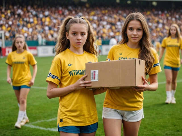 Las hijas de Ángel Di María hacen historia entregando el balón en la final de la Copa América 2024