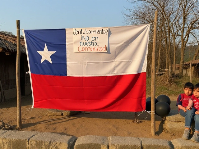 Vecinos de Monte Patria protestan contra el entubamiento del Canal Cogotí